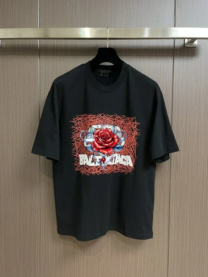 

Limited Edition Hot-selling Luxury Brand Tops T-shirts High-quality Pure Cotton Men Women Leisure Sports Slim-fit Short Sleeves