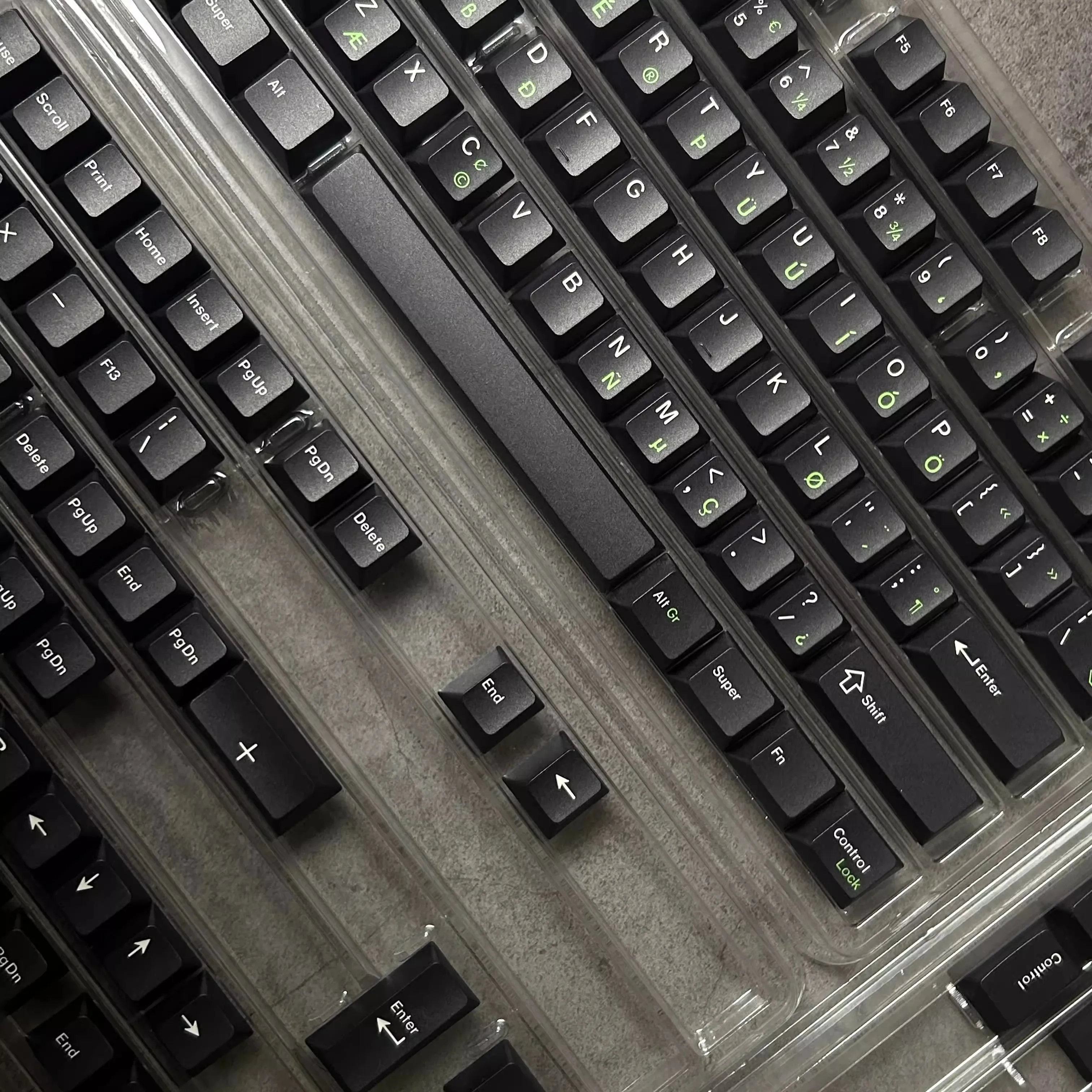 1 مجموعة JTK-Griseann GP أغطية المفاتيح PBT صبغ الفرعية مفتاح قبعات الكرز الشخصي مقاوم للضوء Keycap ل أليس Wooting مزدوج B سبليت المسافة