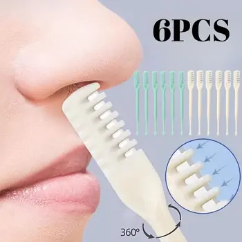 6pcs גבוהה high-סוף שיער גזם נוח 360 מסתובב קליפרס אף שיער מסיר קומפקטי