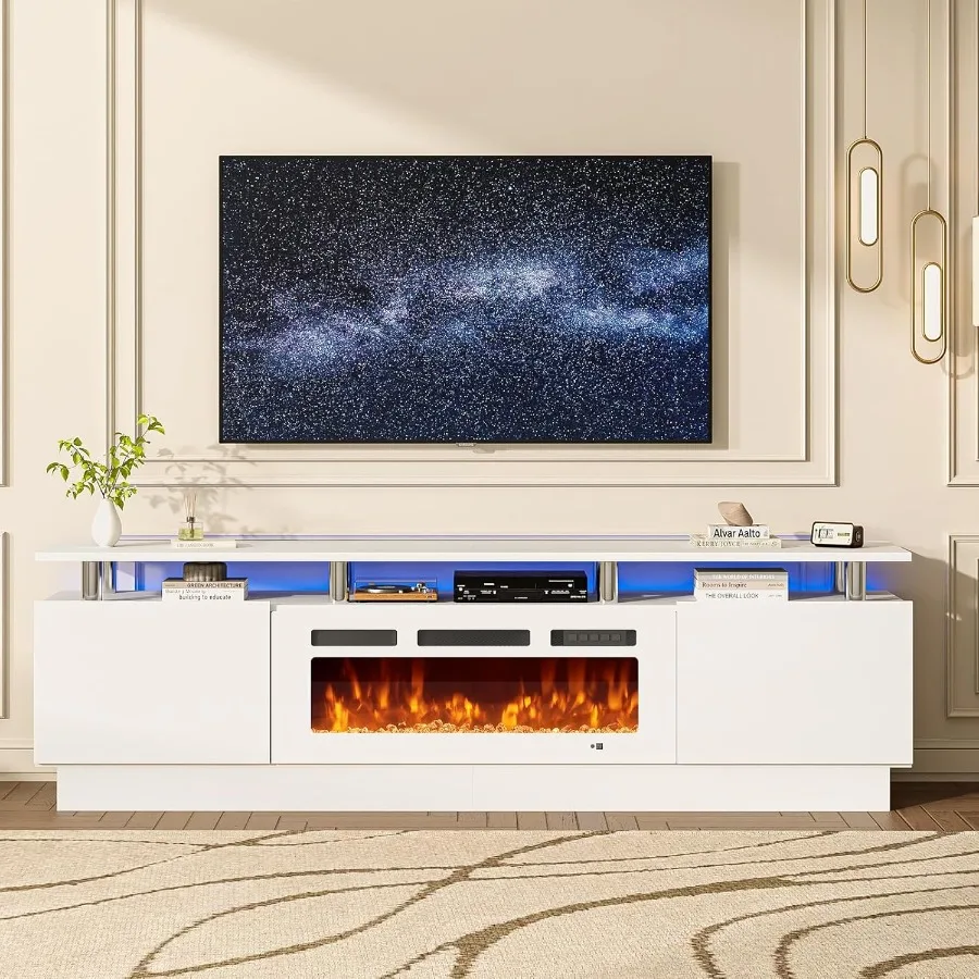 80 Fireplace Tv Sta… - image