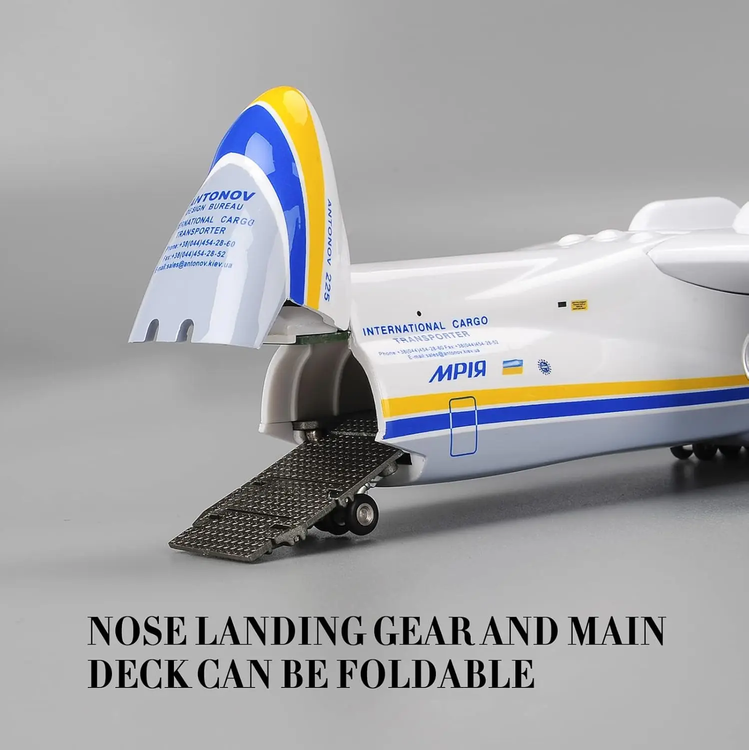 genさん専用 ／アントノフ ムリーヤ 42cm おもちゃの飛行機樹脂プラスチックレプリカモデル 1/200 スケール 42