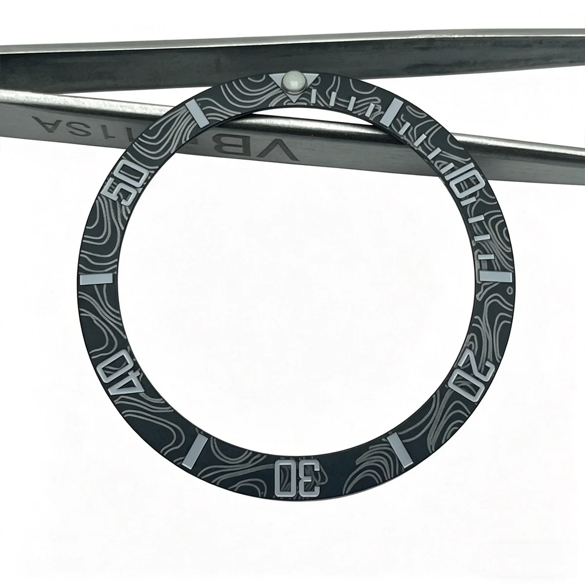 38mm*30.5mm Keramik-Lünette NH35 Lünette GMT und SUB Uhreneinsatz für 40mm Herrenuhren zum Ersetzen des Zifferblatts Uhrenlünetten-Einsätze