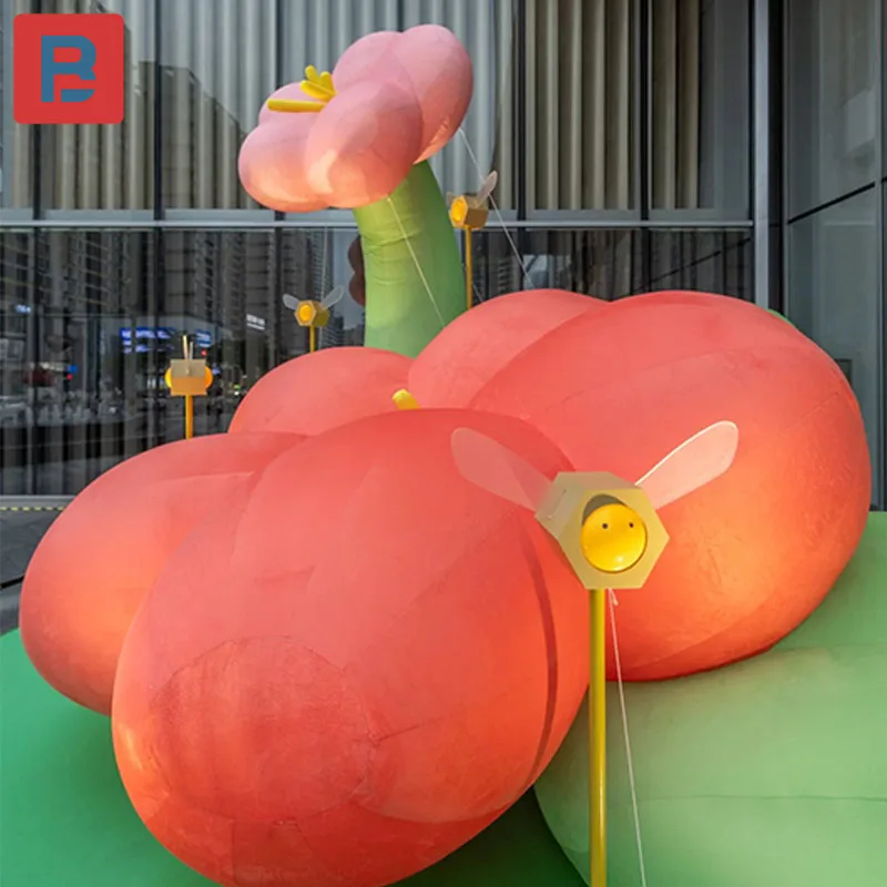 Inflatable Flower Model Mall Outdoor Bar Theme Park Beach Photo Party plant theme Earth Nature Day