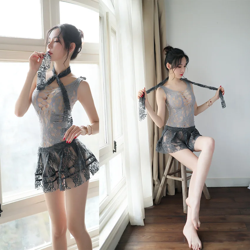 بيجامة الجنس الملابس الداخلية الأوروبية والأمريكية الجنس الأوروبية والأمريكية مثير التجارة الخارجية المرأة مثير منامة #3