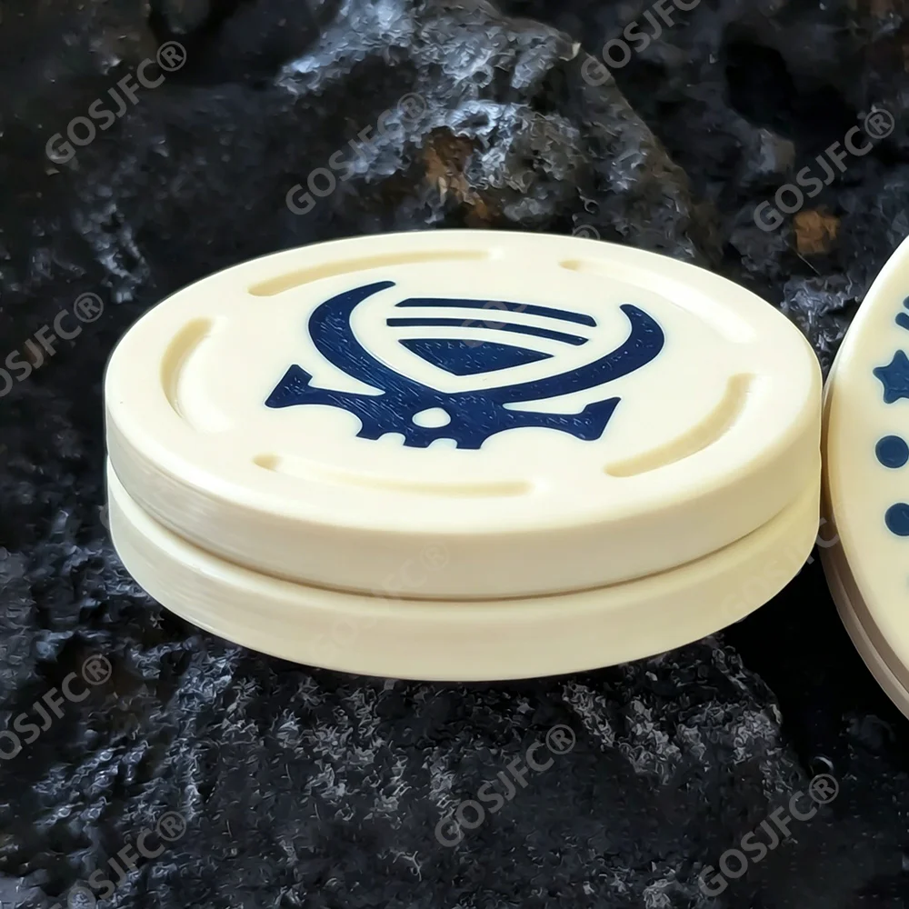 Koventhos EDC BUFF Coin 3D Printed Haptic Coin Stress Relief Toy Fidget Toys For Adults Anxiety Relief Gadgets