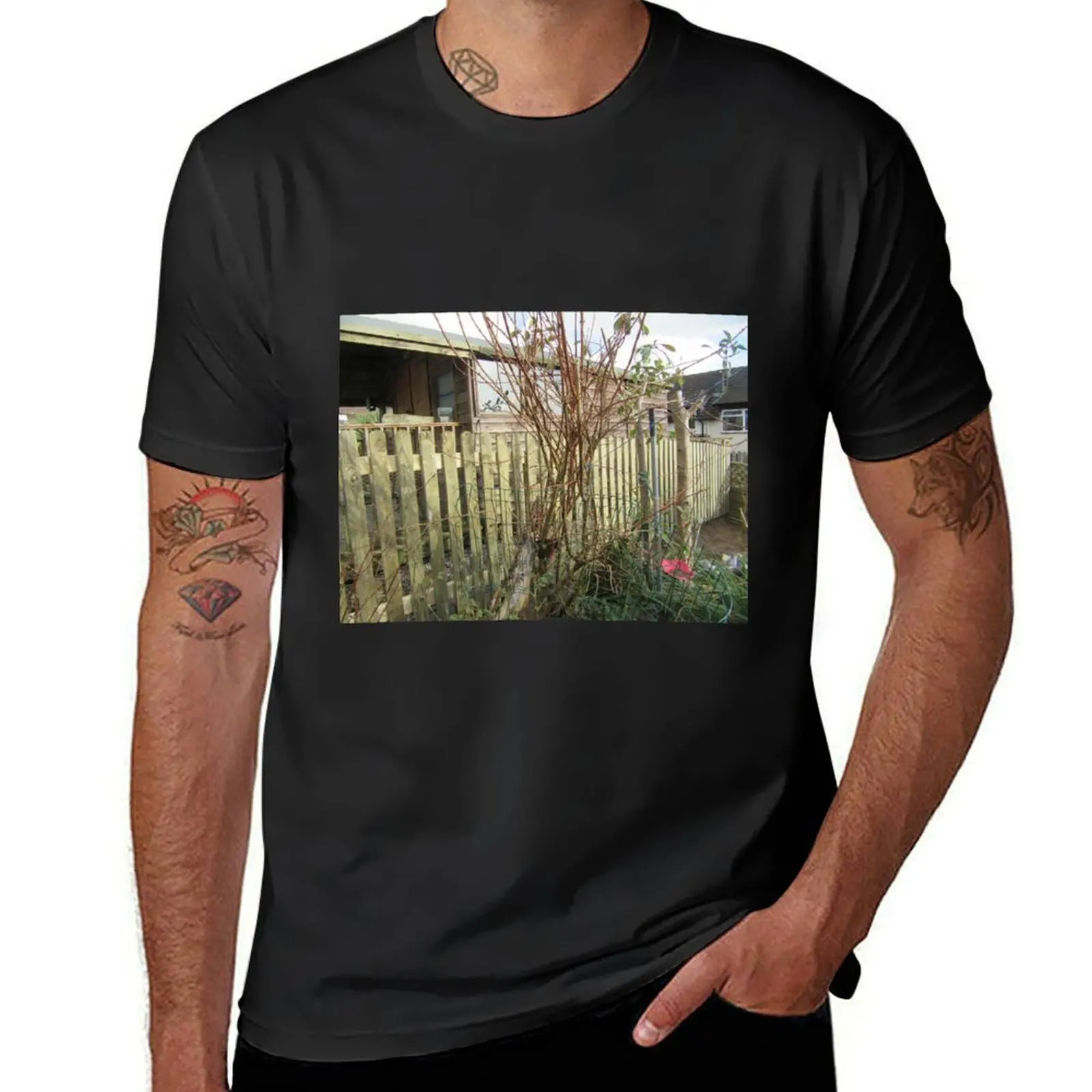 Garden Fence - Devon UK T-Shirt vintage clothes sweat shirts graphic tees t shirts men