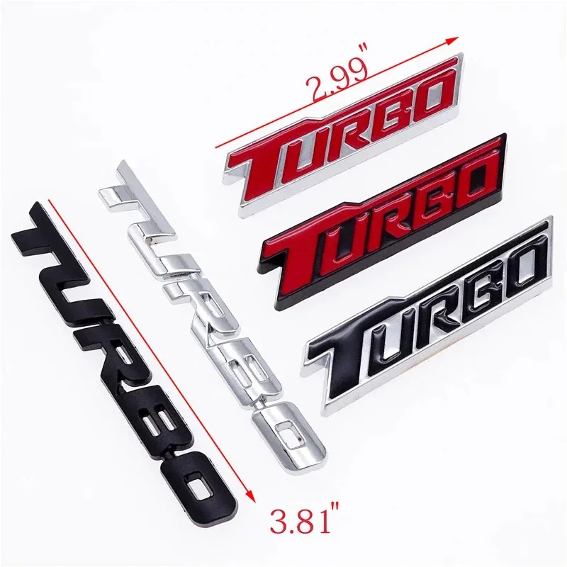For Cruze 3D TURBO Logo Car Styling Sticker Metal Alloy Emblem Badge Decals Auto Decoration Accessories