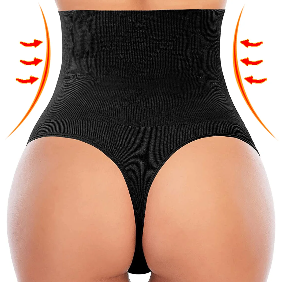 Women Slimming Panties Body Shaper High Waist Thong Belly Control G String Waist Trainer Butt Lifter Panty Hip Shaping Panties