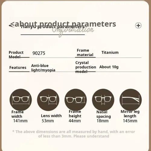 Imagen 2 del producto MOMOJA gafas ópticas ultraligeras de ojo de gato para mujer, gafas Retro de titanio puro, monturas para anteojos recetados de lujo, nuevo 90275
