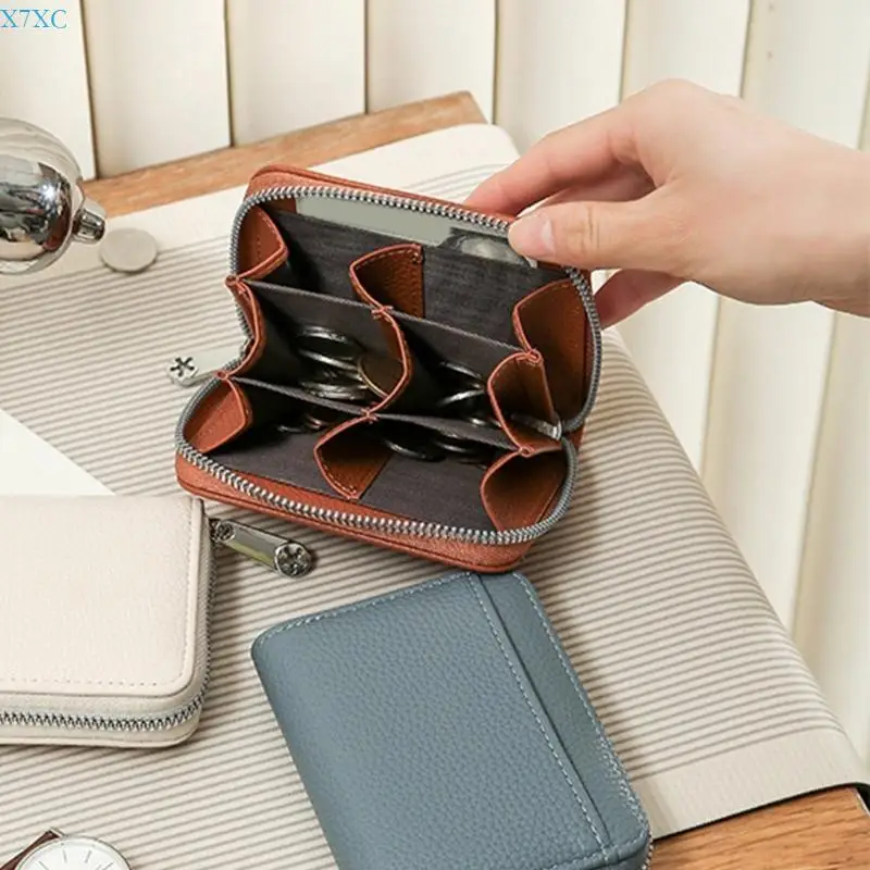 

X7XC Woman Wallet with Card Holder PU Leather Change Purse Coin Purse Short Purse