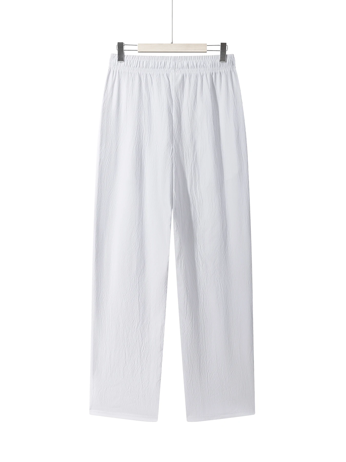 Männer Leichte Hosen Casual Einfarbig Jogginghose Gerade Kordelzug Atmungsaktive Baggy Loos Hosen Streetwear Hosen Männer – Detail 13