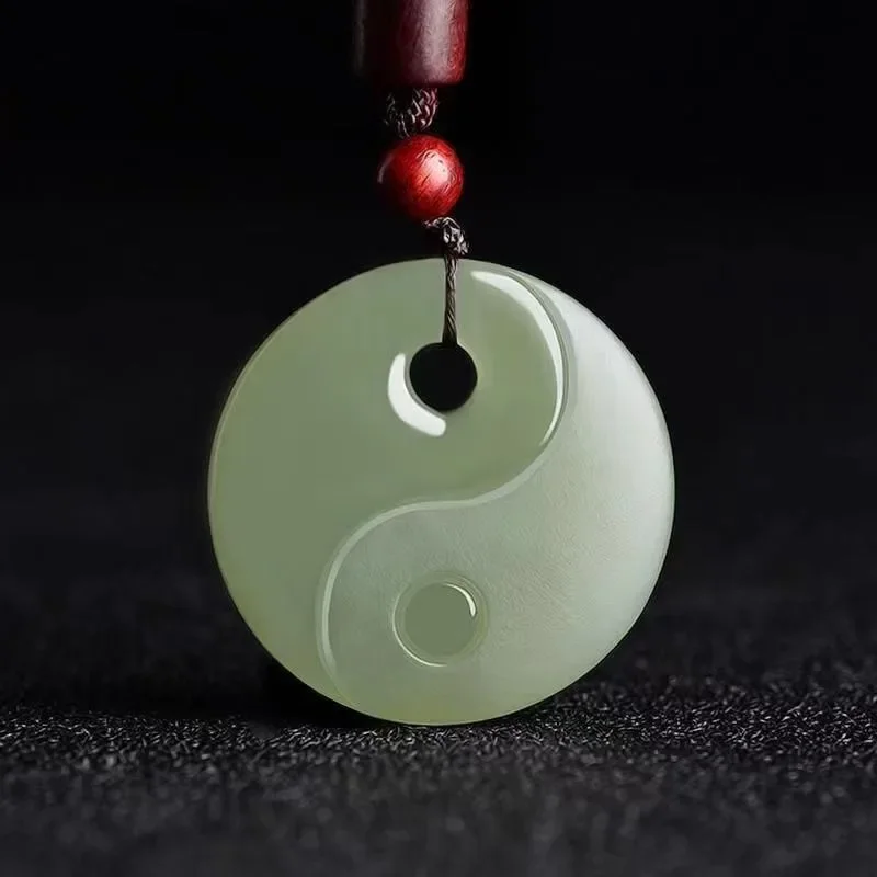 Men's and women's Tai Chi gossip pendant safety buckle simple and versatile fashion