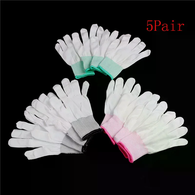 5Pair Antistatic Gloves Anti Static ESD Electronic Working Gloves pu coated palm coated finger PC Antiskid for Finger Protection