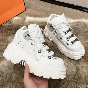 NEW ROCK 厚底スニーカー 取り寄せ] M-106-C141 / レッドスエード / 厚底スニーカー / 本