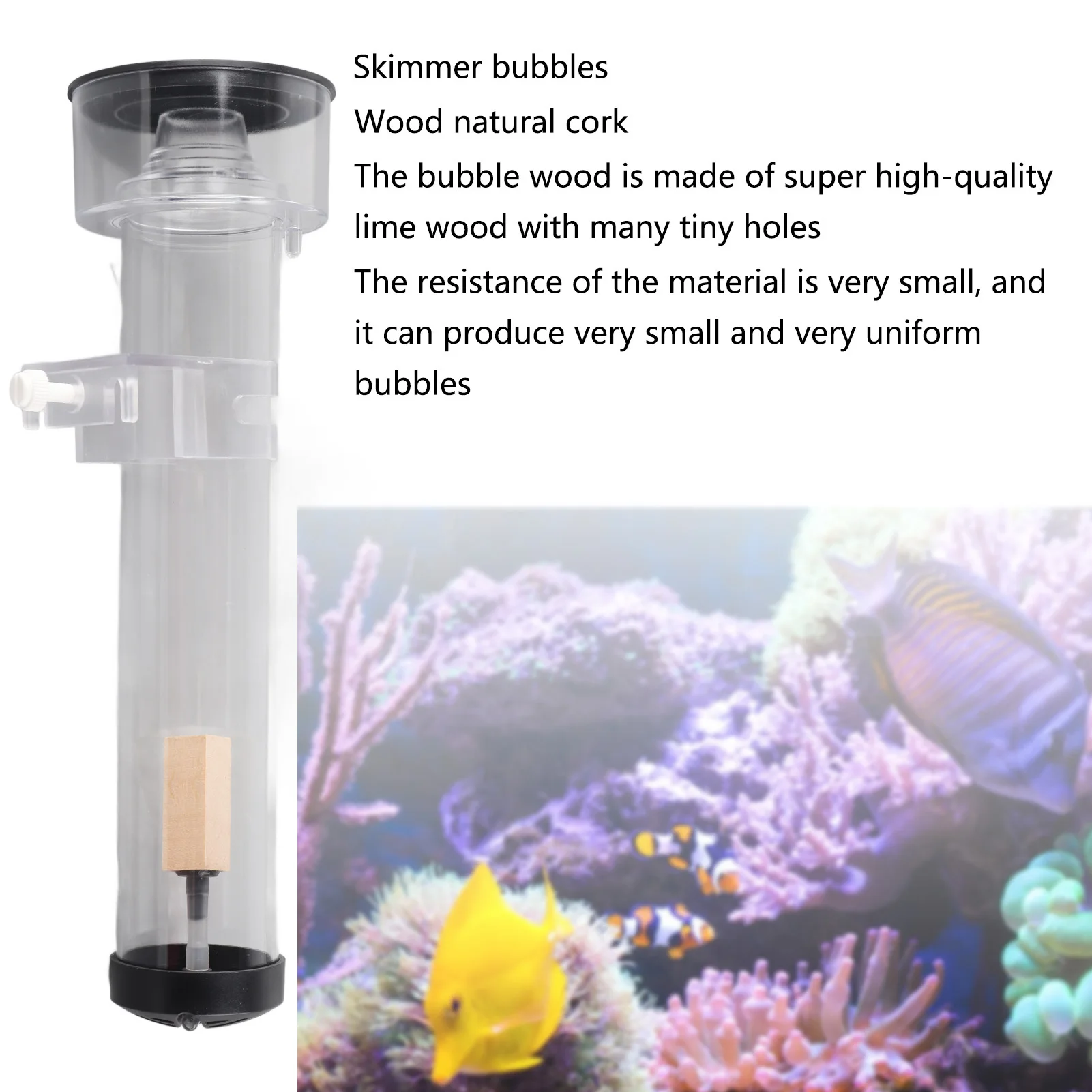 Aquarium Filter Accessory Fish  Protein Skimmer Fish  Protein Filter Separator Aquarium Filter Accessory Protein Skimmer