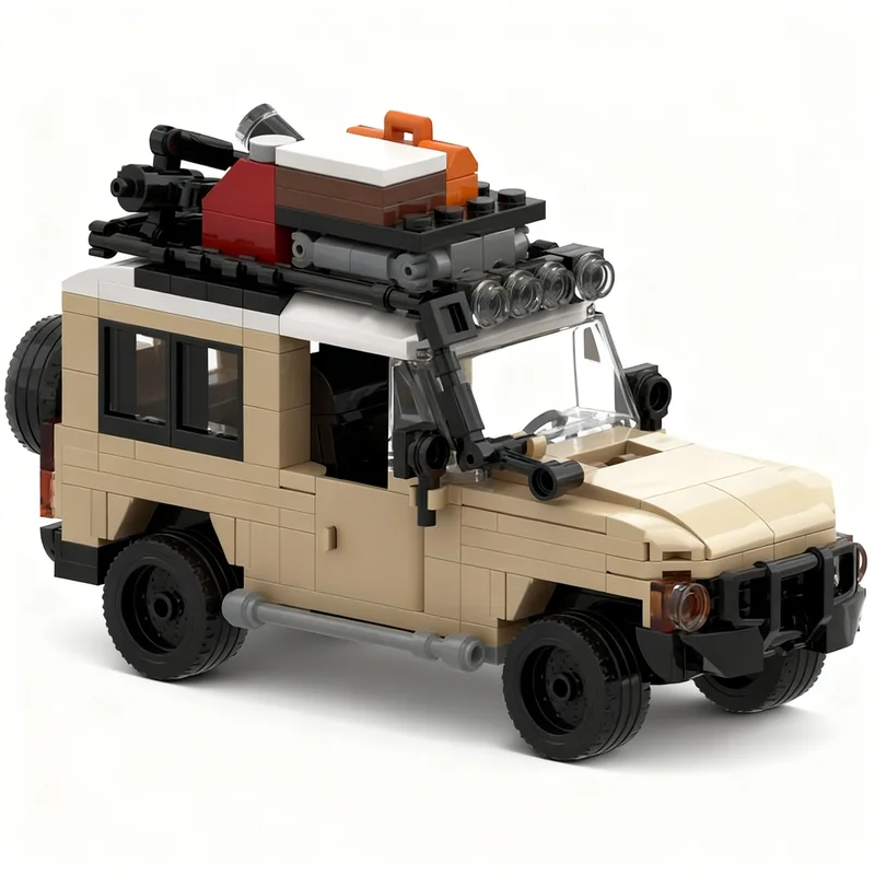303 個 MOC 車ランドクルーザーミニモデルビルディングブロック建築おもちゃ DIY クリエイティブアイデア教育レンガクリスマスギフト子供