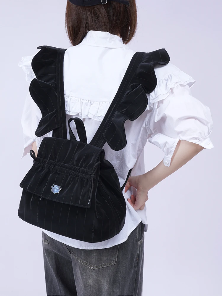 

Sweet wind simple backpack, crossbody dual-purpose large-capacity versatile bag