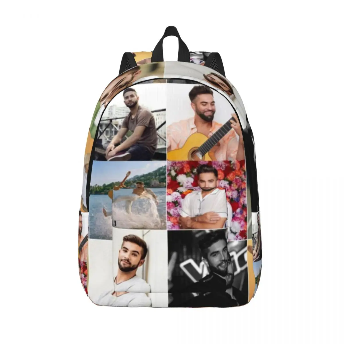 Kendji Girac Photo Collage New Fashion High Capacity Waterproof College Backpack Trendy Laptop Travel Book Bag 15.7in 17.7in