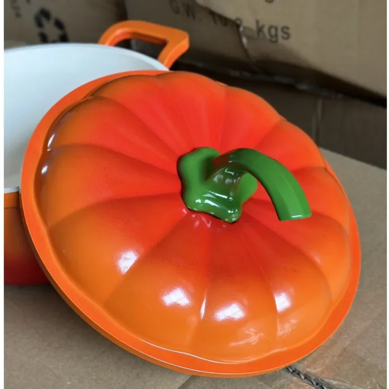 20/24cm Cooking Pots Ceramic Pumpkin Soup Casserole Water Locking And Preservation Non Stick Pan Bottom Thickened Cookware Set