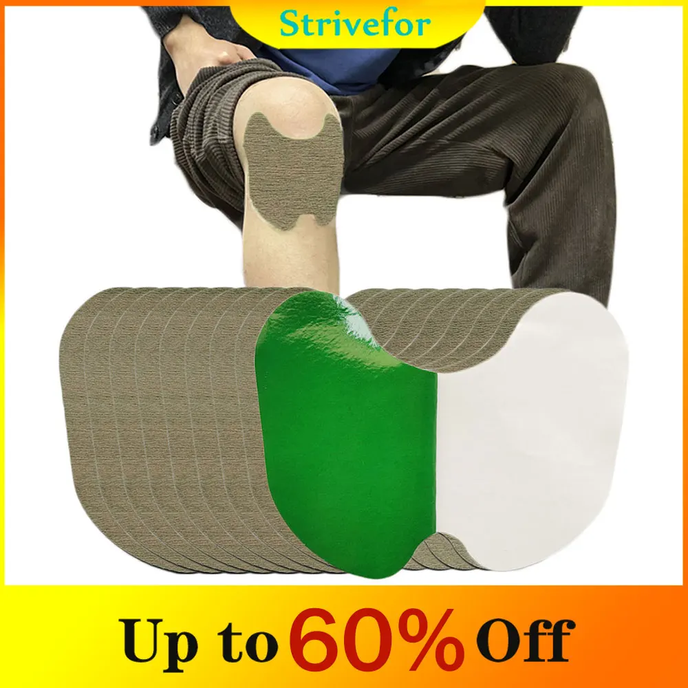 

40/80/120/160pcs Comfort Knee Hot Compress Patches For Middle & Elderly People And Athletes