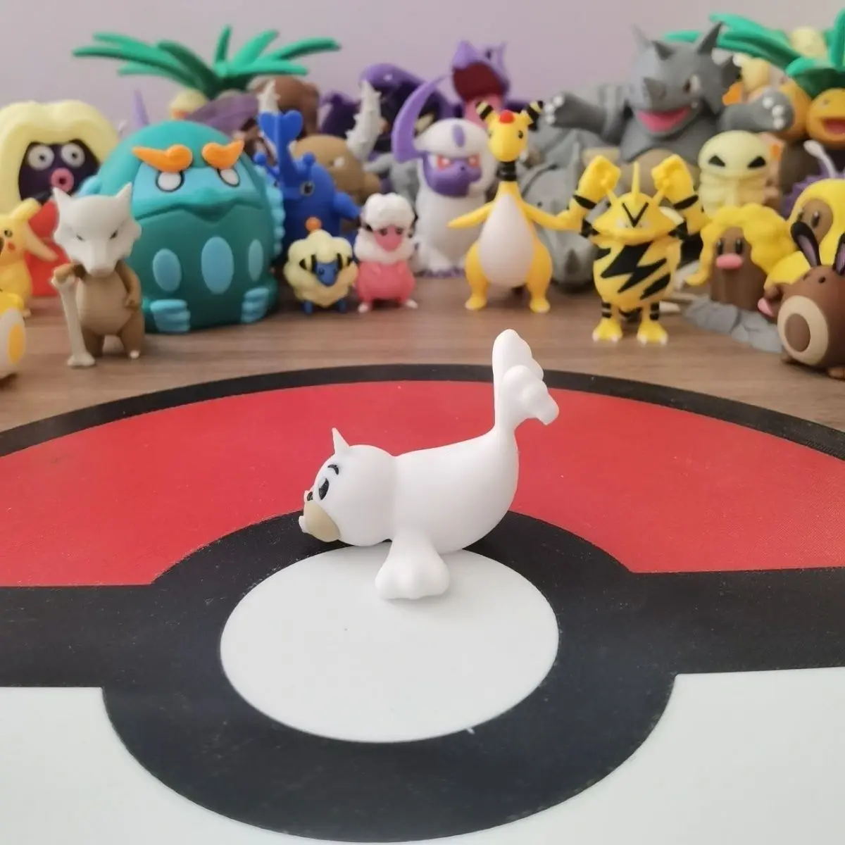 Seel Dewgong-figura de Anime con estampado 3d del mundo a escala 1:20, colección de estatuas, decoración de escritorio, juguetes de adorno, regalos para niños