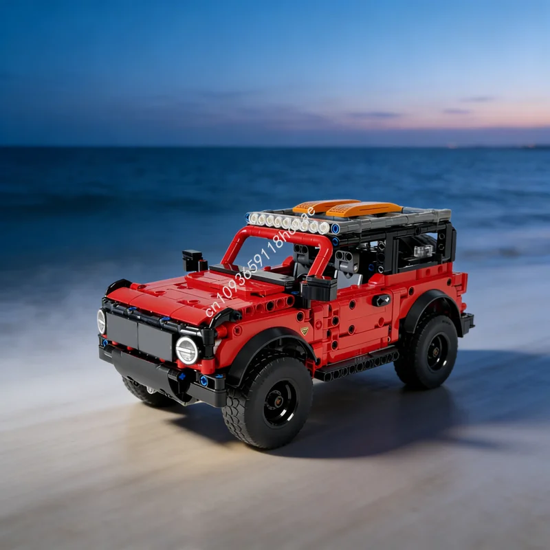 

1012pcs MOC Technical Forded Bronco SUV RC MOD Powered Motors Model Building Blocks Architecture Toys Festival Gifts Birthday
