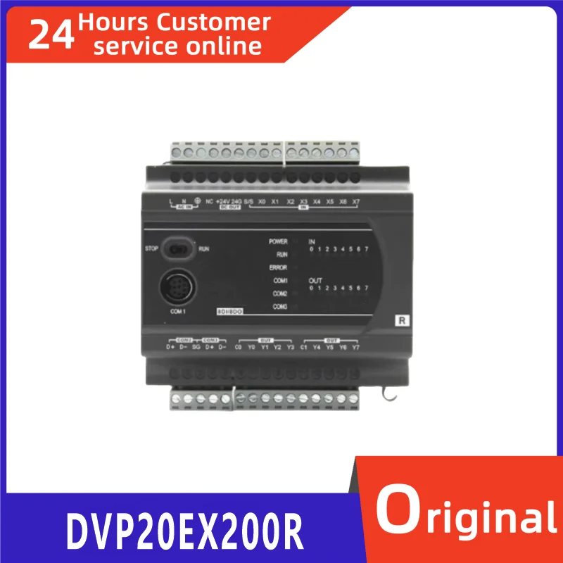 Controller programmabile originale nuovo di zecca muslimex DVP20EX200R DVP20EX200T