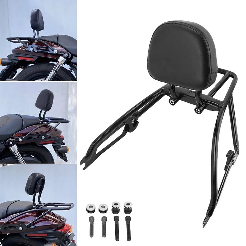 

Motorcycle Iron Passenger Sissy Bar Backrest With Luggage Rack For Harley Street 500 Street 750 XG500 XG750 2015-Up Accessories