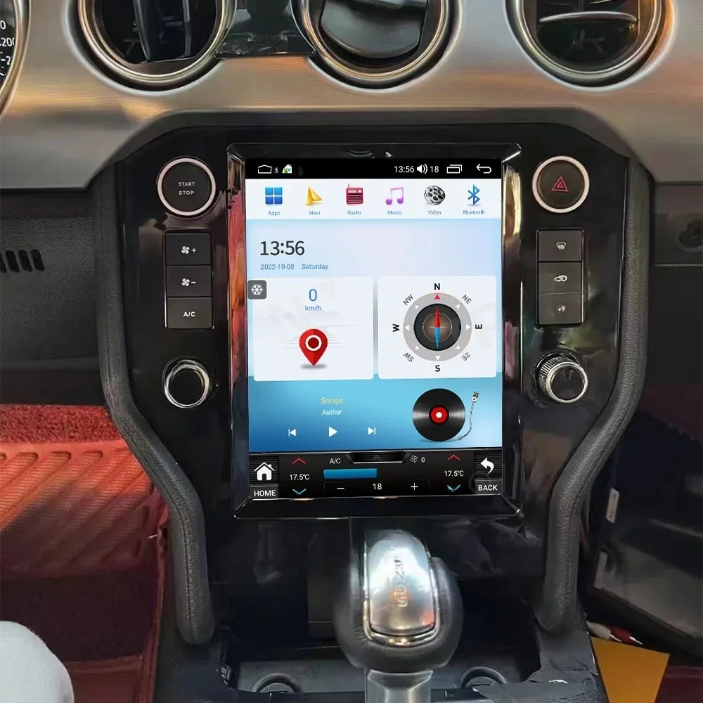 Для Ford Mustang 2015-2021 Android 13 8G256G мультимедийный DVD-плеер Carplay GPS-навигация с сенсорным экраном автомобильное радио