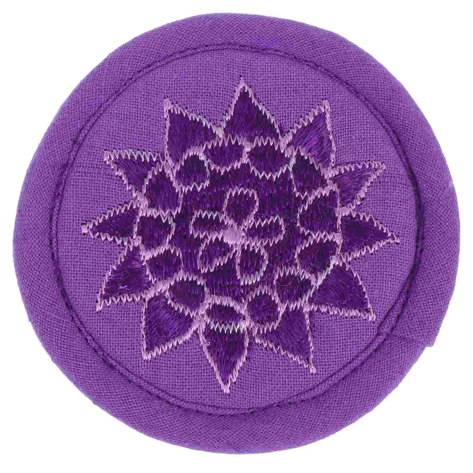 

Nepal Bowl Hand-made Singing Cushion Healing Music Instrument Accessory Mat Purple