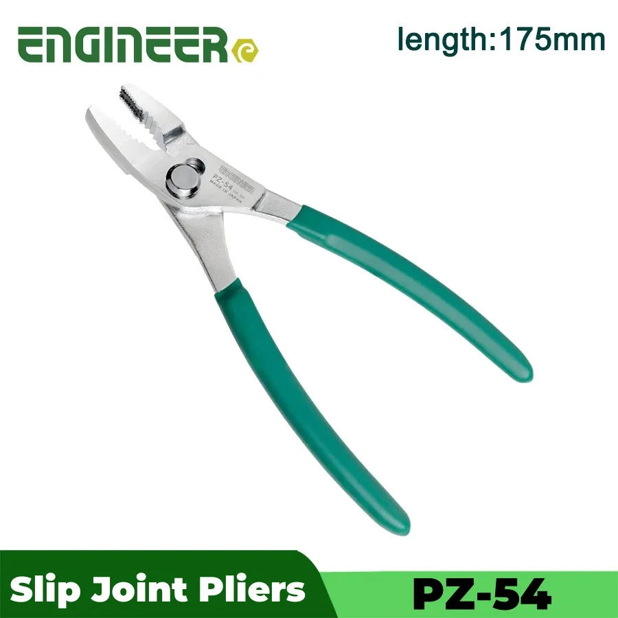 ENGINEER Slip Joint Pliers Stripped Screw/Broken Screw/Rusted Screw/For Diameter 3-9.5 mm PZ-54