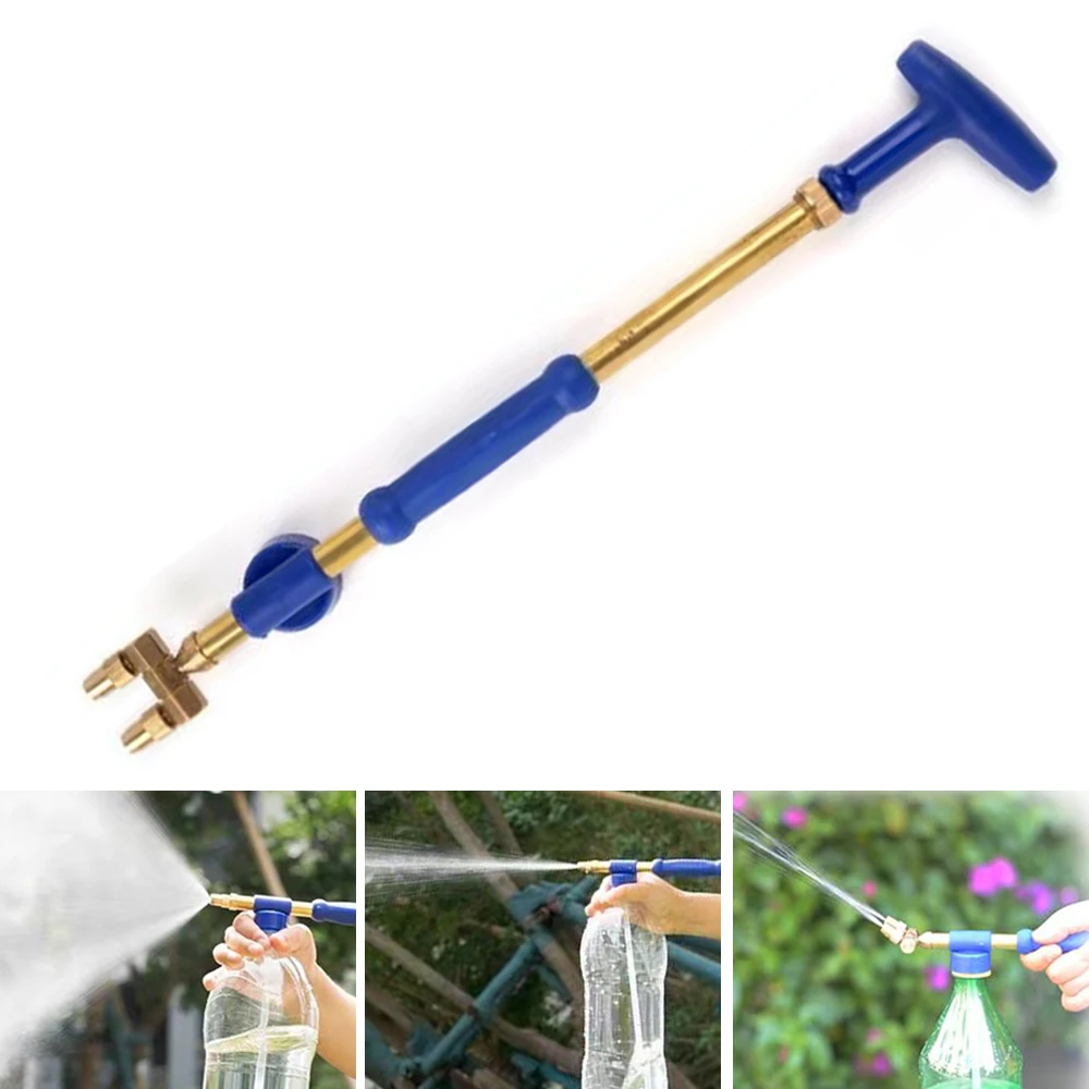 Garden Manual Sprayer, Garden Drink Bottle Handheld Push Pull Copper Pump Sprayer, Air Pump Sprayer for Garden, Lawn, Courtyard