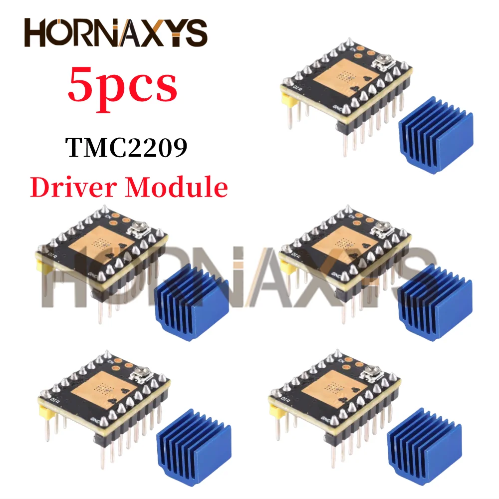 5pcs/ 3D printer accessories stepper motor ultra quiet drive module TMC2209 TMC2208 ATD5833