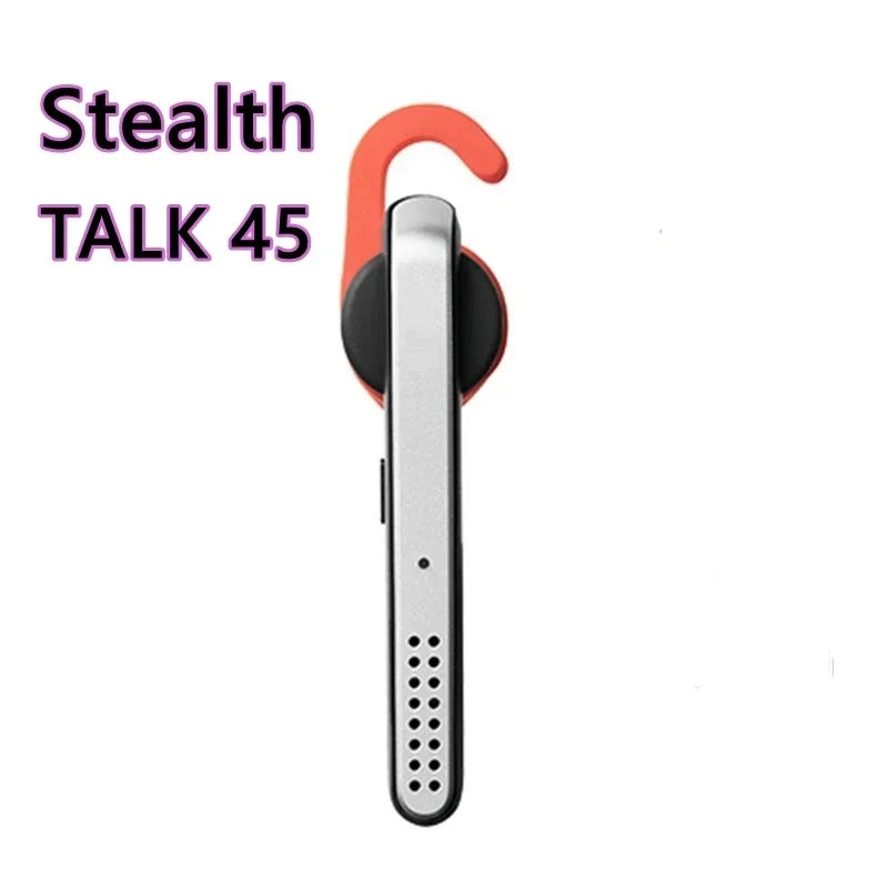 Stealth Talk 45 Bluetooth Handsfree Earphones Wireless Business Headset HD Voice Stereo Call Music Noise Blackout long battery