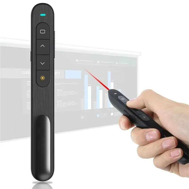 Wireless Presenter Page Turning Pen 2.4G Volume Remote Control PPT Presentation Remote Control Pen Whiteboard Remote Control Pen