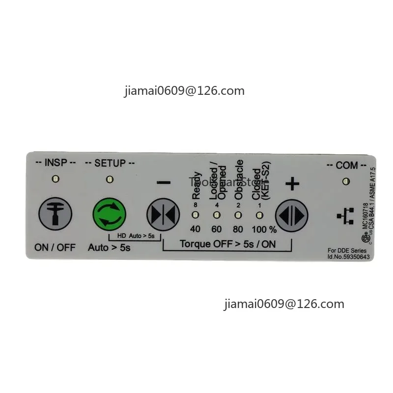 5500 Elevator Door Motor Panel V15/V35, Operation Debugger Tool for Lift Door Controller