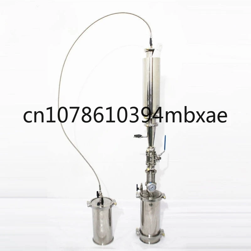 

Custom Oil Solvent Extraction Machine Sanitary Stainless Steel 1LB Closed Loop Extractor With Solvent Recovery Tank