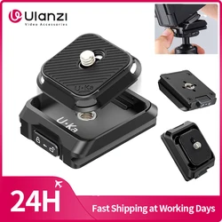 Ulanzi-Kit de plaque et de base à dégagement rapide Uagre01 Uka, compatible avec les plaques Uka et F38 pour trépied d'appareil photo, plaque à dégagement rapide