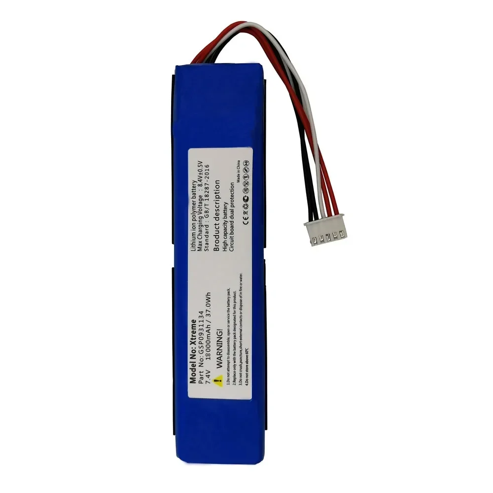 2024 100% batería Original nueva 18000mAh 37.0Wh para JBL xtreme1 extreme Xtreme 1 GSP 0931134   Número de seguimiento de batería con herramientas.