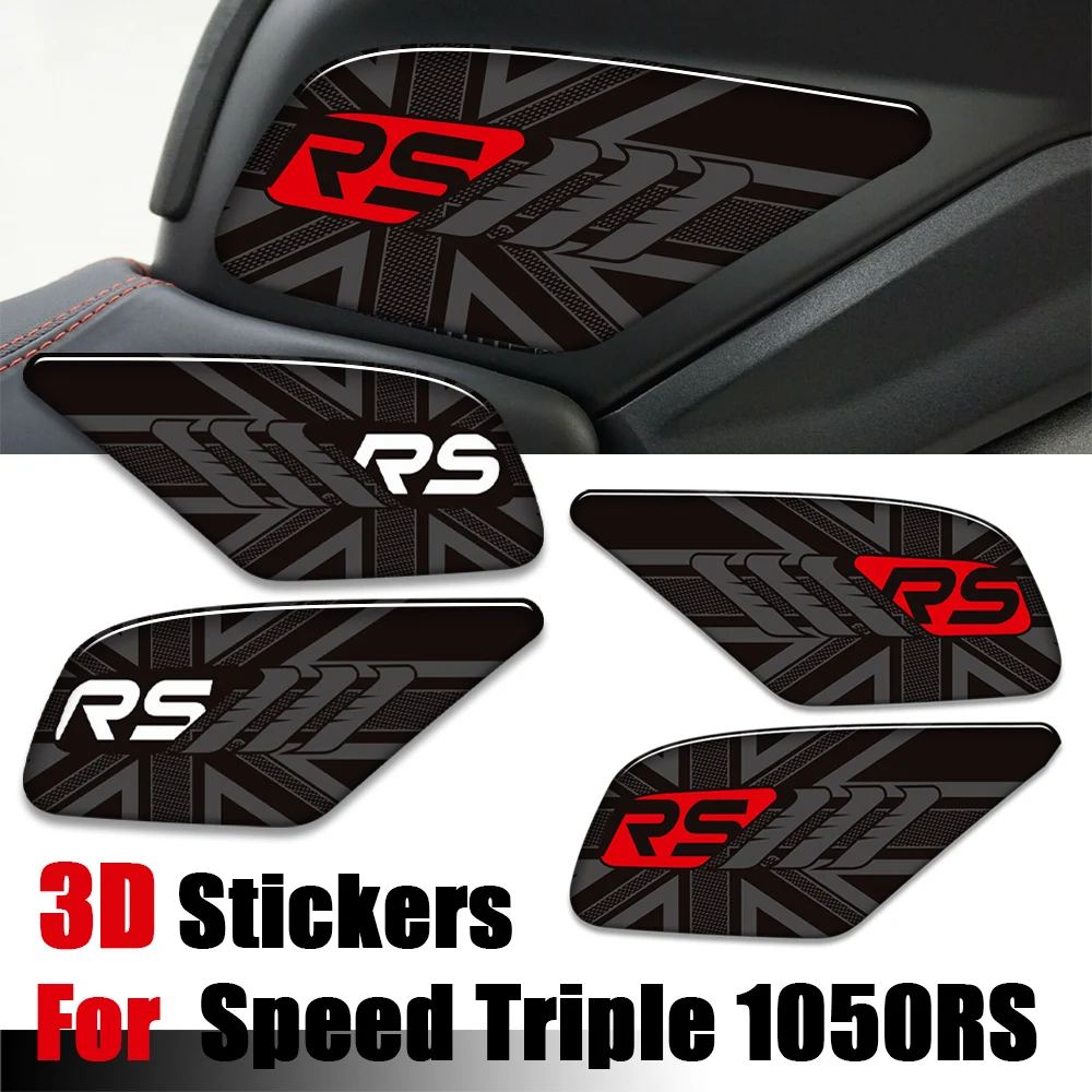 

1050RS Motorcycle Tank Pad Grips Gas Fuel Oil Kit Knee Protector Stickers Decals For Triumph Speed Triple 1050 RS 2016 - 2020
