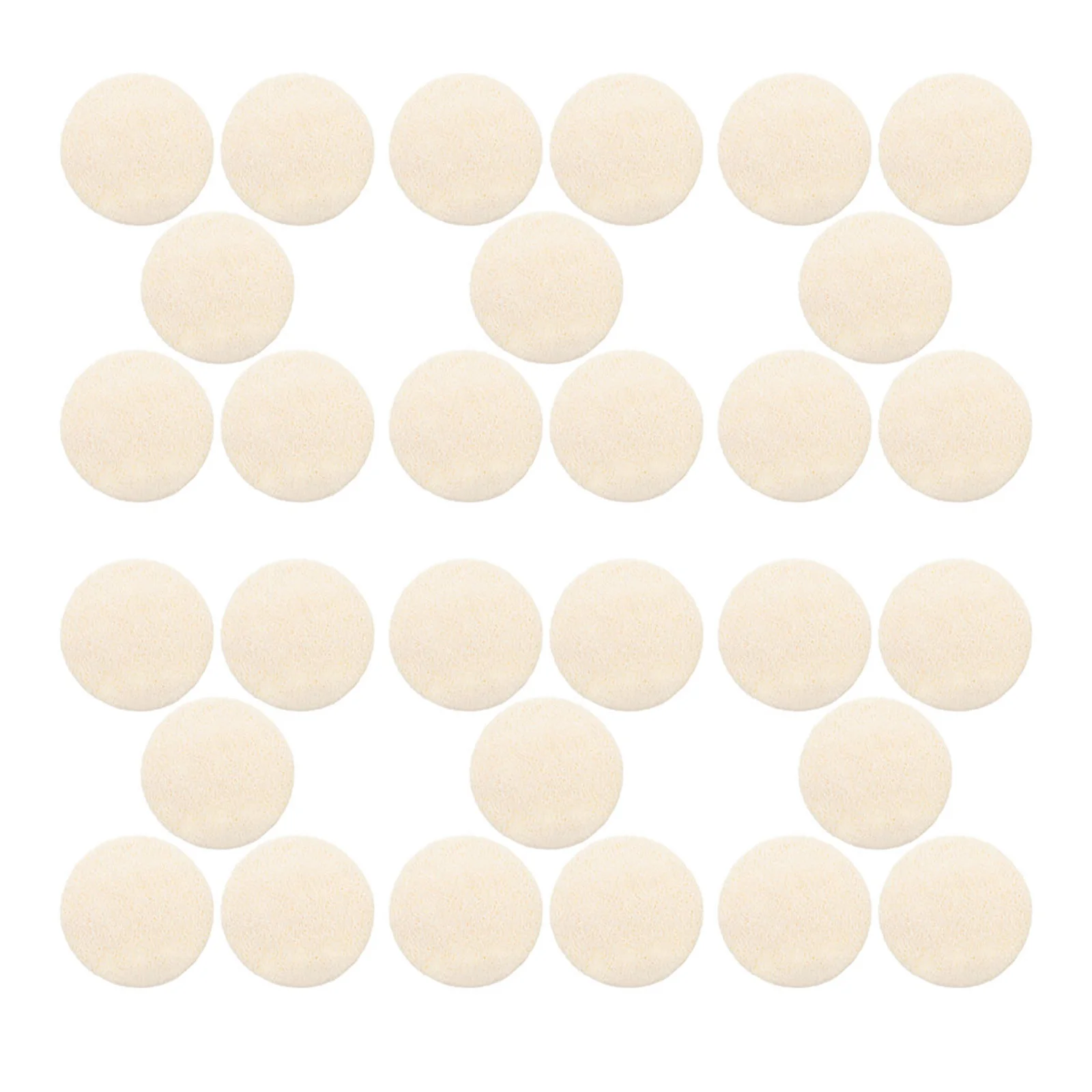 

50Pcs Soft Natural Loofah Face Scrubber Pads Exfoliating Facial Cleansing Makeup Remover Shower Pads for Sensitive Skin