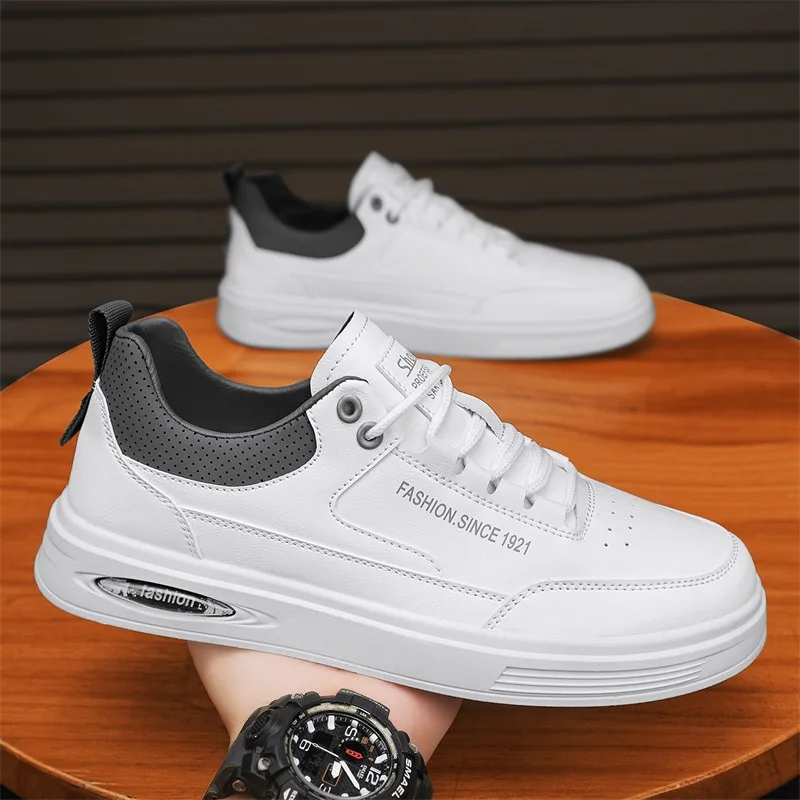 High Quality Classic Men's Leather Casual Sneakers Comfortable Man Shoes Outdoor Walking Shoe Male Shoes Zapatos De Hombre image 5