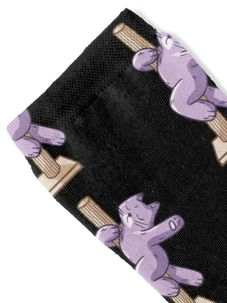 Pole Cat Socks heated with print hip hop bright garter Boy Socks Women's