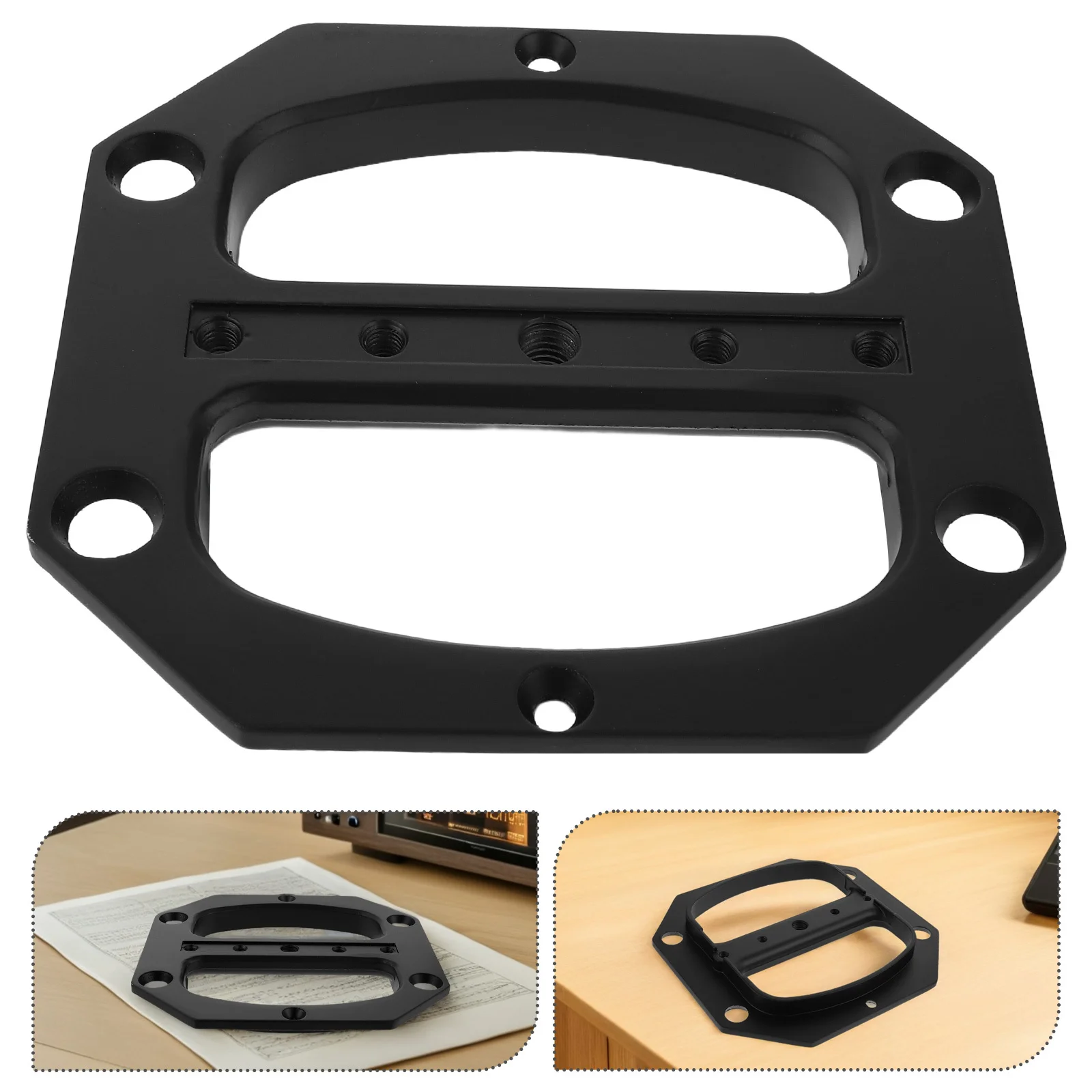 

For Cabinet: Octagon Recessed Audio Speaker Side Handle Replacement Heavy Load Amplifier Handle Iron Speaker Accessories