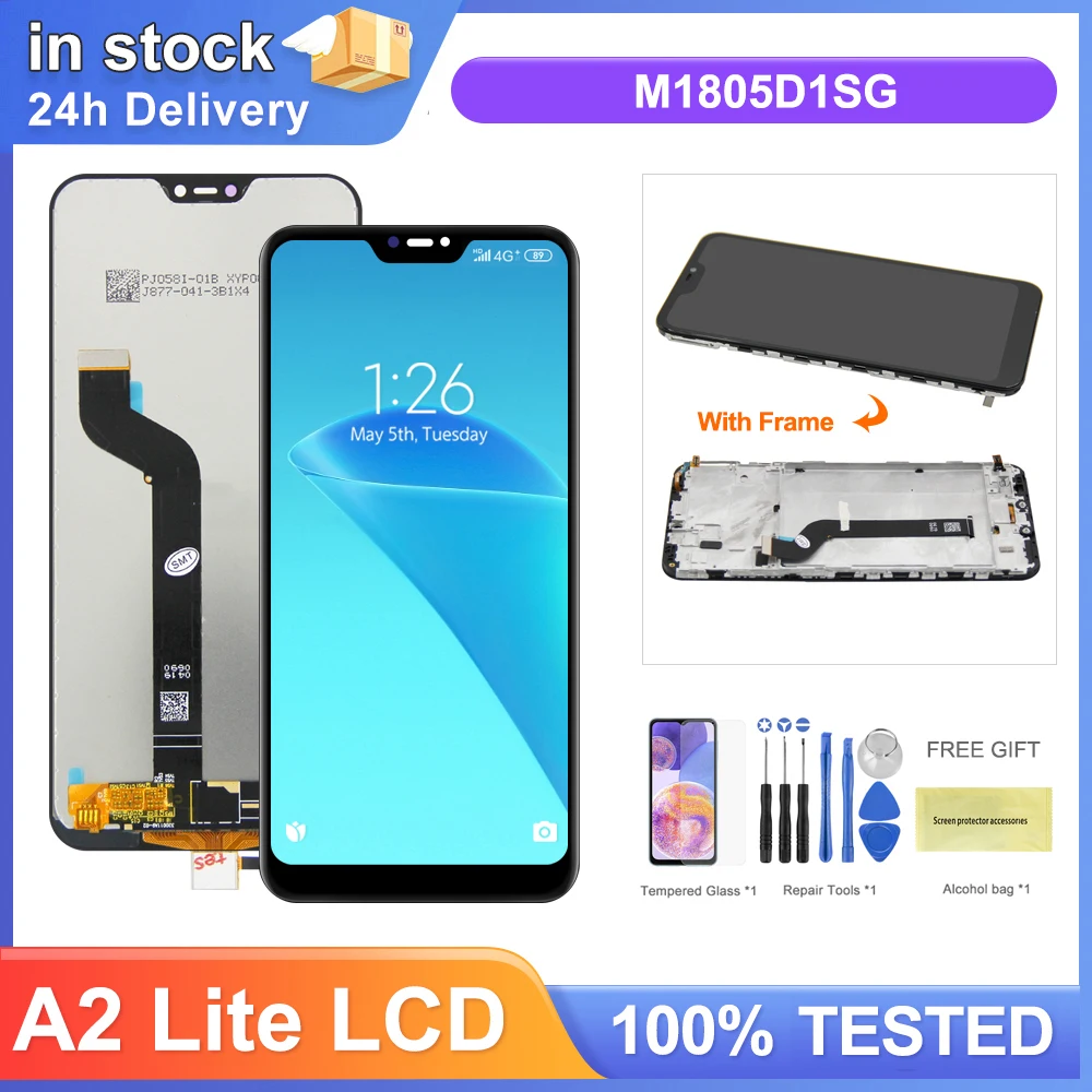 Tela LCD 5,84 para Xiaomi Mi A2 Lite