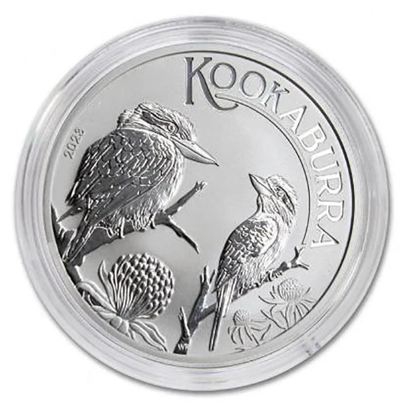 

2023 Australian Kookaburra Commemorative Coin - 40.9mm×3.5mm Acrylic Capsule Heritage Collectible