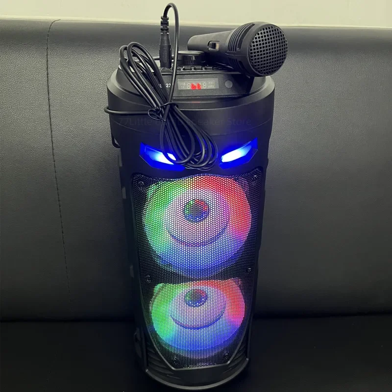 

Bluetooth Speaker Box Portable Column KTV Wireless Subwoofer 18000 mAh Lithium Battery 30W U Disk Soundbox Square Dance Outdoor