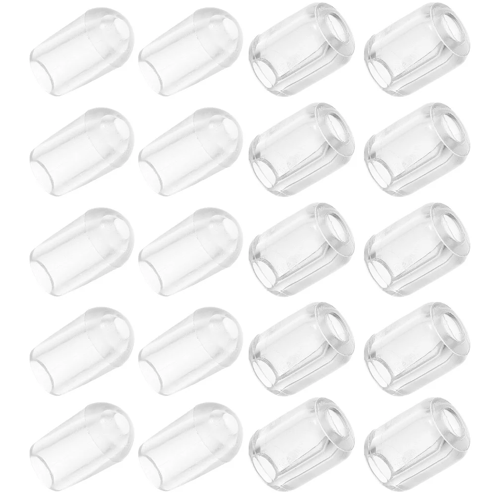 1Set Clothes Hanger End Caps PVC Wire End Protector Reusable Lightweight Protective Covers Simple Install Durable Hanger Tip