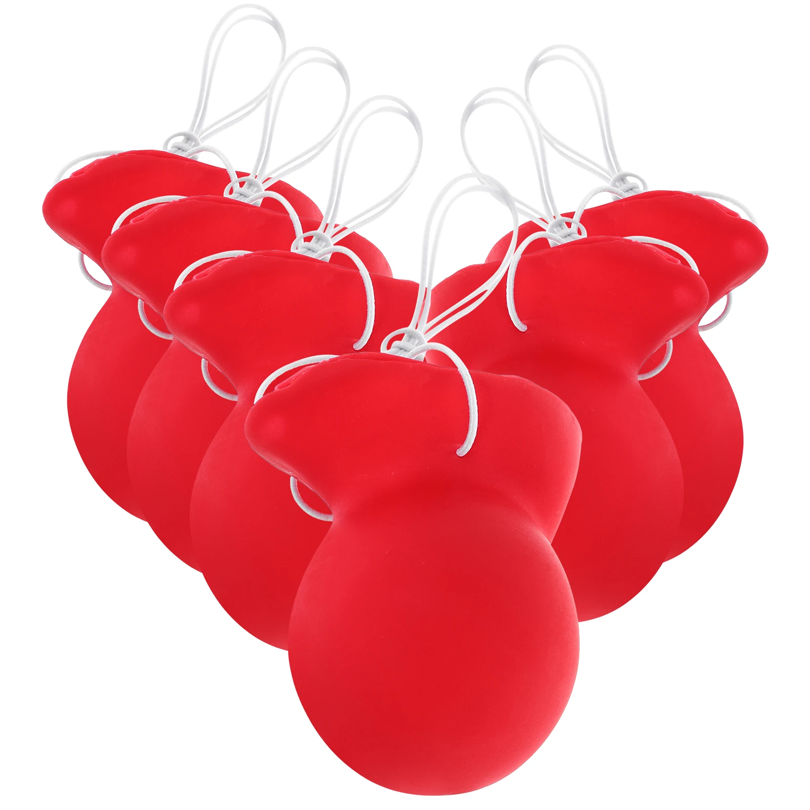 

6pcs Large Size Rubber Props for Halloween Costume Clown Nose Props Party Cosplay Adult Accessories Toy