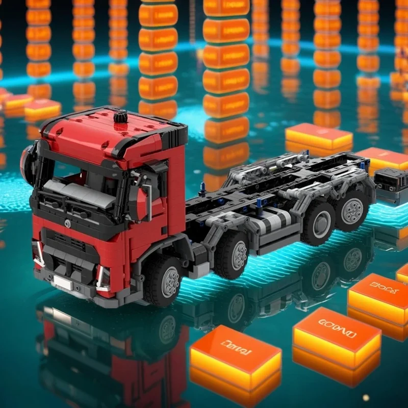 

1516PCS MOC Technology Construction Truck Fmx Chassis Model DIY Creative Assembly Building Blocks Display Birthday Gift Home Set